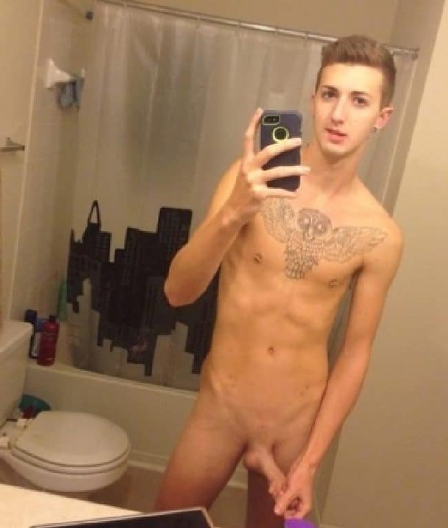 Tattooed Nude Twink