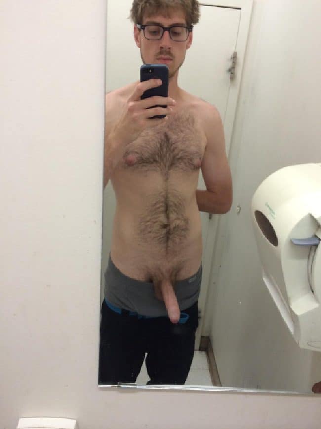 Hairy Guy Hard Cock