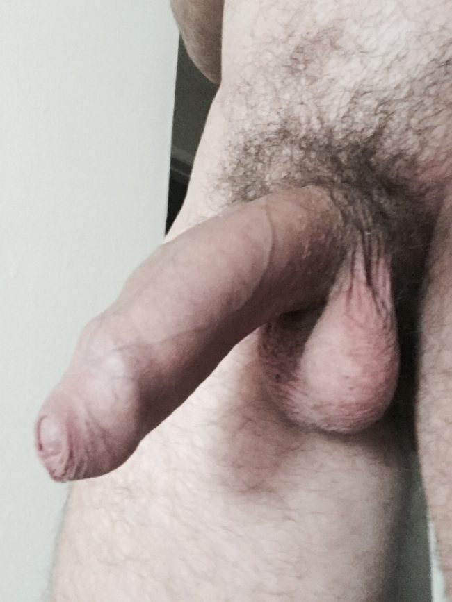 Semi Hard Uncut Cock